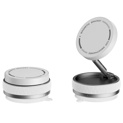360° Magnetic Vacuum Suction Phone Holder | Dual 180° Adjustable