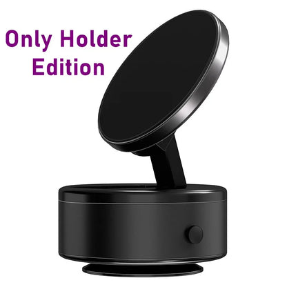 Electric Vacuum Suction Magnetic Car Phone Wireless Charger Holder