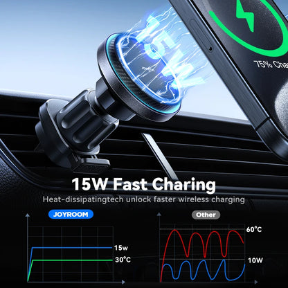 JOYROOM Magnetic Car Mount Charger Cooling Fast Charging