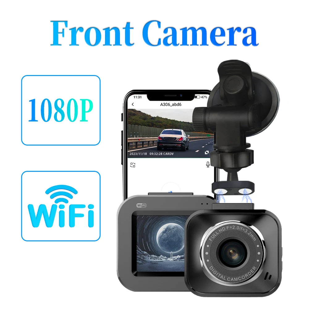 Car DVR Dash Cam WiFi FHD1080P Drive Video Recorder