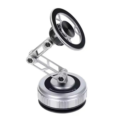 Car Phone Holder With Vacuum Magnetic Suction Cup Foldable