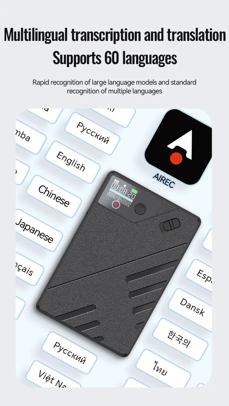 AI Voice Recorder GPT Intelligence APP Control Audio Mind Map
