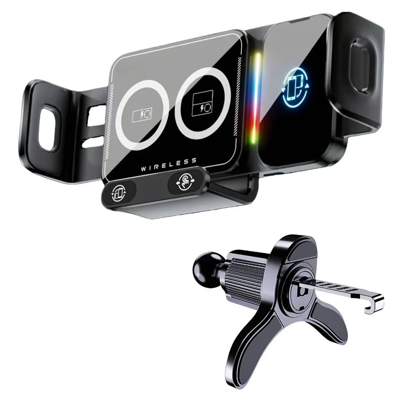 Universal Car Phone Wireless Charging Holder 360° Rotation Mount