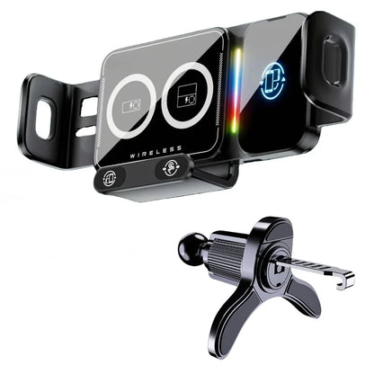 Universal Car Phone Wireless Charging Holder 360° Rotation Mount