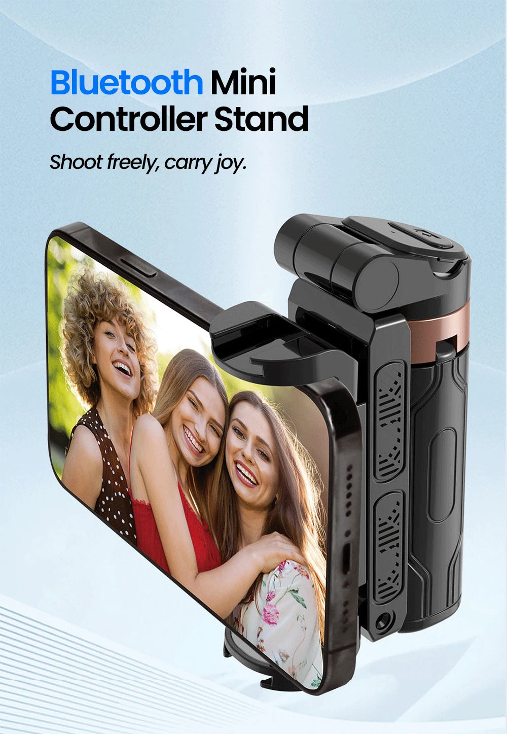 Elough Selfie Stick Tripod Phone Stand Shooting Aid Wireless