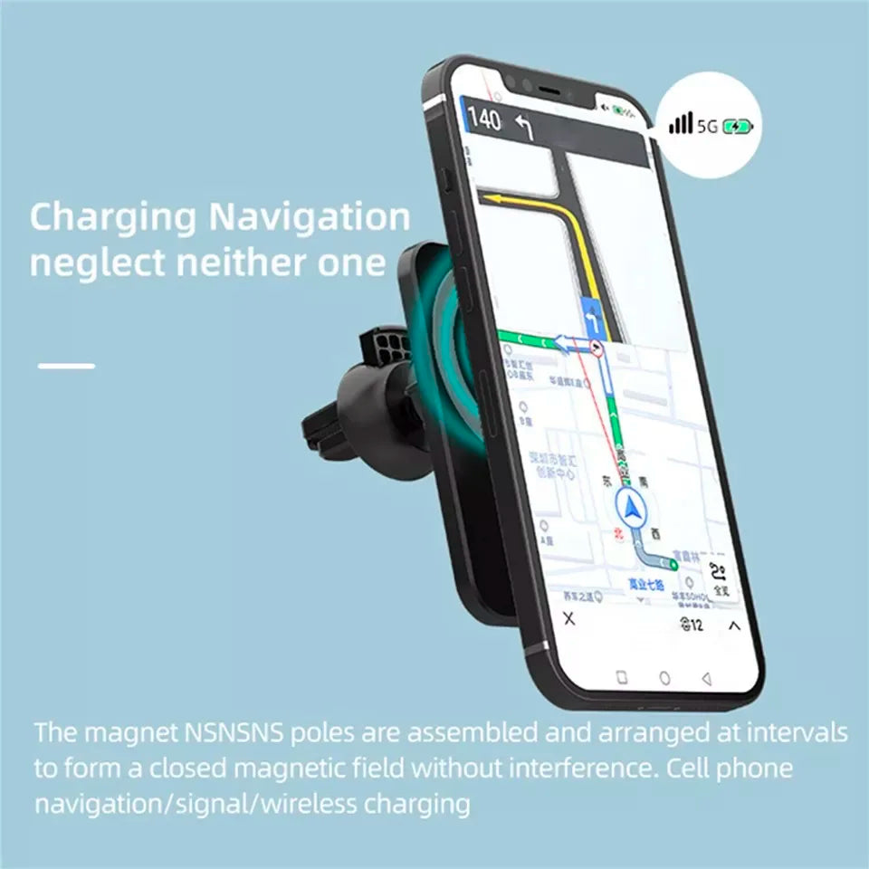 Wireless Charger Magnetic Car phone Holder