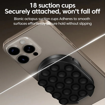 3 In 1 Magnetic Suction Cup Stand Bracket 360° Rotatable Phone Holder