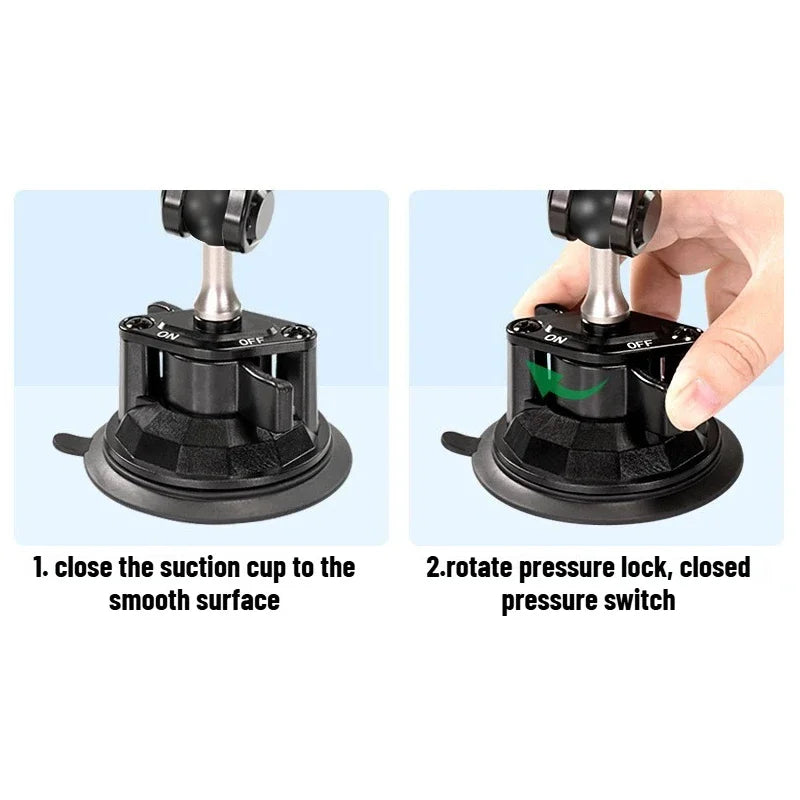 Lanparte Magnetic Phone Holder, Car Phone Mount, Suction Cup Phone Holder