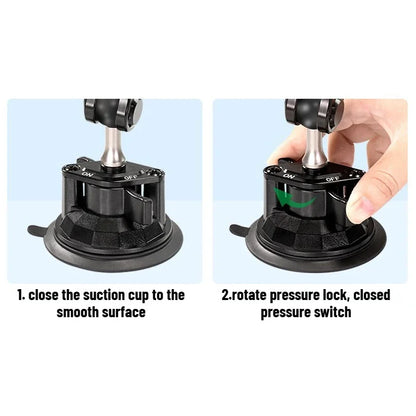 Lanparte Magnetic Phone Holder, Car Phone Mount, Suction Cup Phone Holder