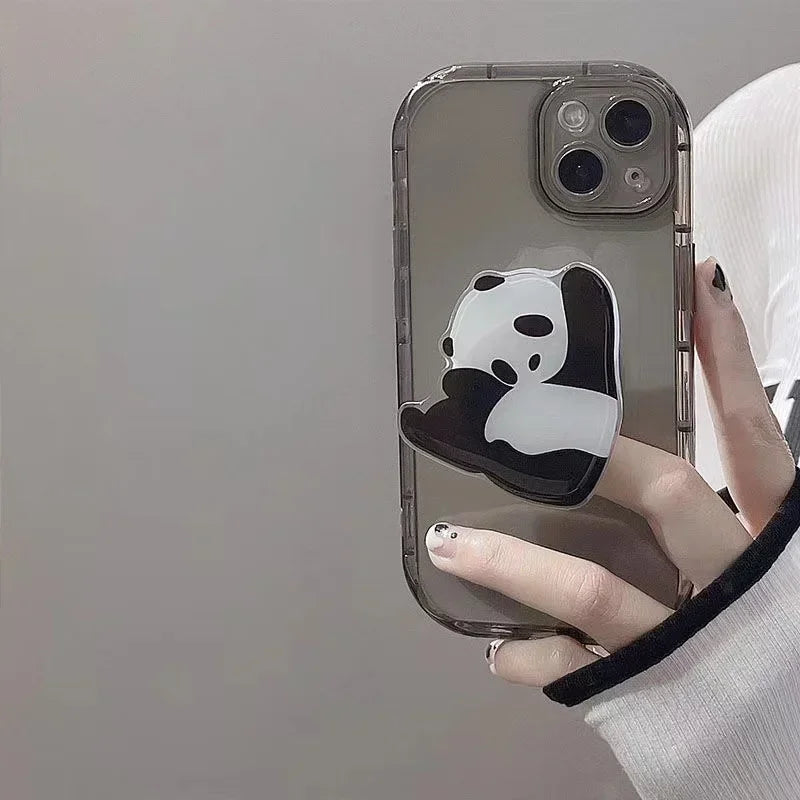 Panda Cute Cartoon Design Hand Grip Handle 360° Phone Holder