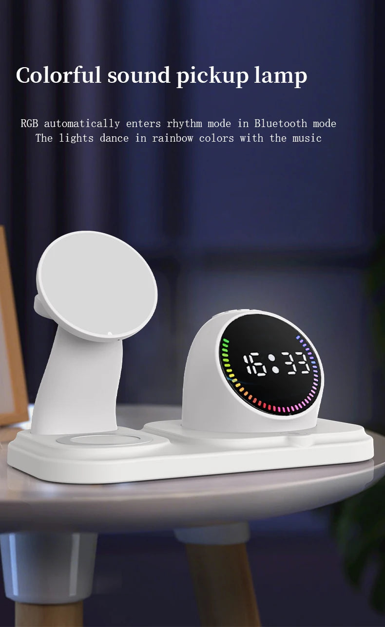 NEW 6 in 1 Desk Phone Holder with Wireless Charger