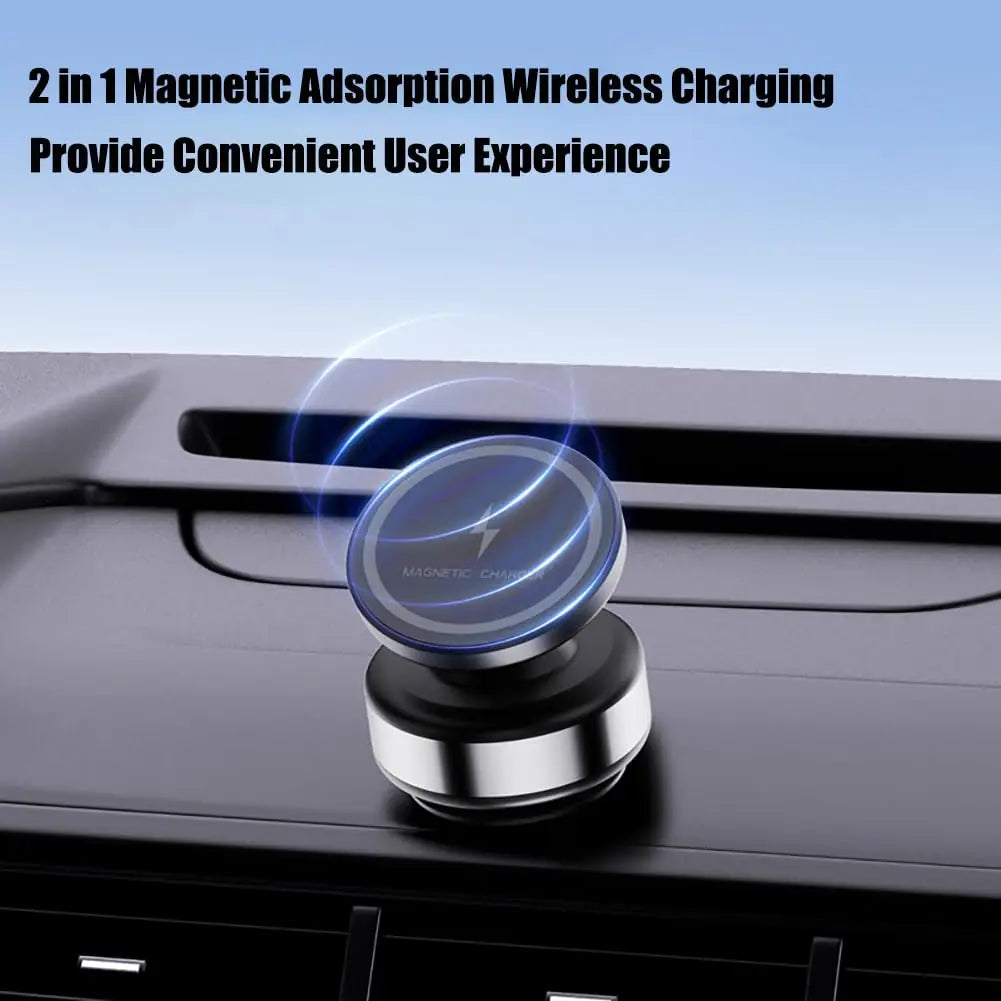 360° Rotating Magnetic Car Phone Holder Dual-Sided Mount