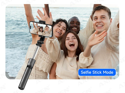 Bluetooth Selfie Stick Tripod Desktop Stand, Phone Holder
