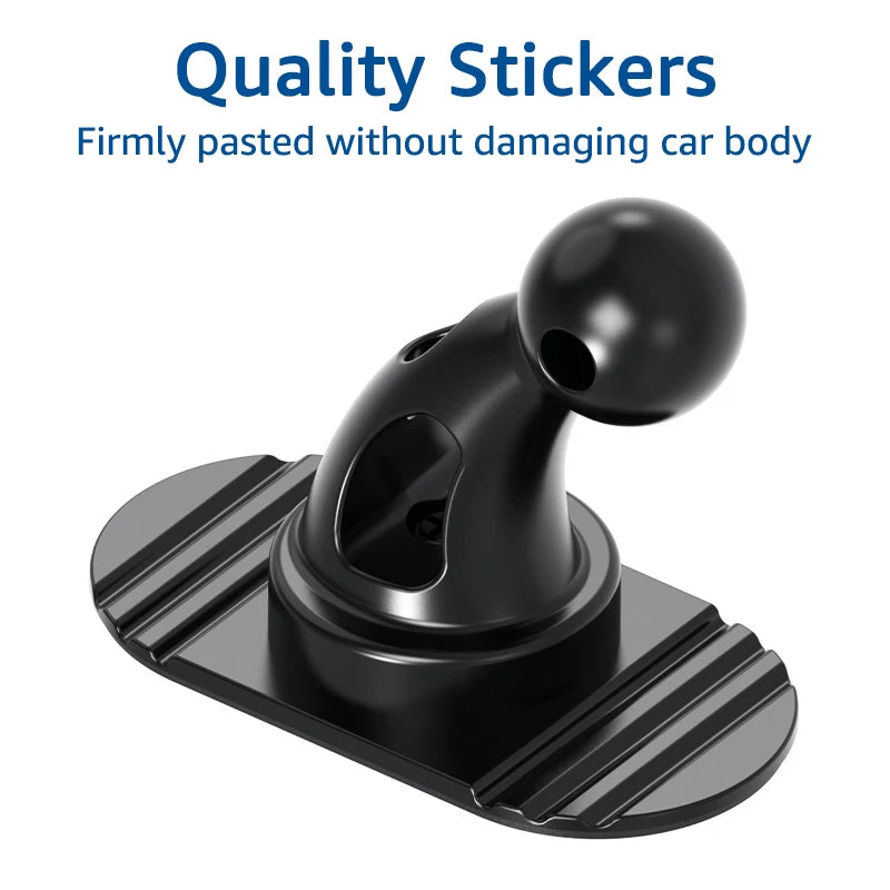 Universal 17mm Ball Head Sticker Base for Dashboard Car Phone Holder