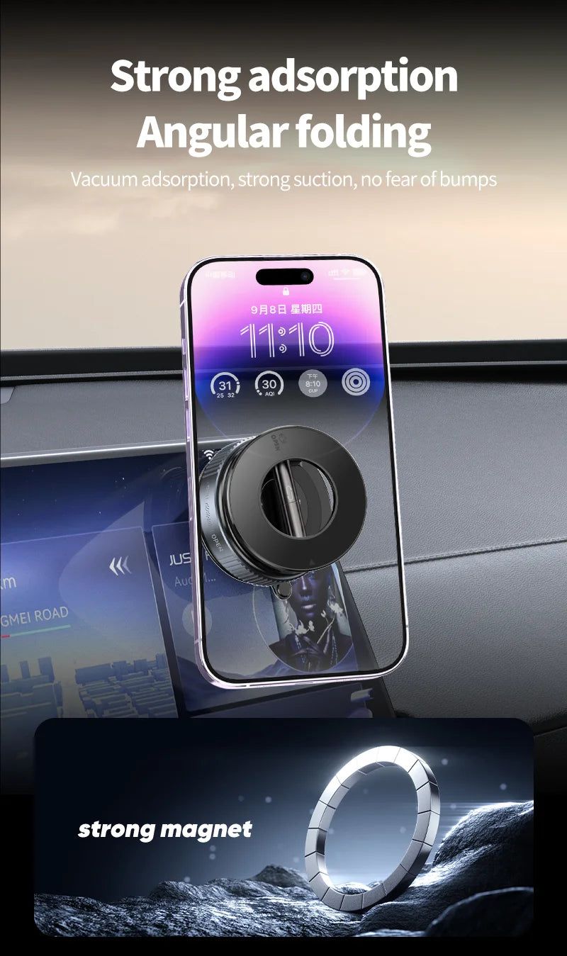 Folding Strong Magnet Magnetic Phone Holder 360° Rotation