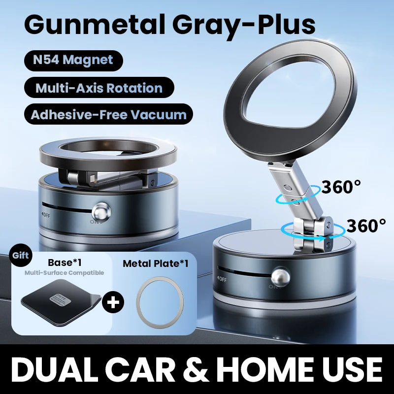 Vacuum Strong Magnetic Suction Foldable Phone Holder