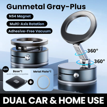 Vacuum Strong Magnetic Suction Foldable Phone Holder