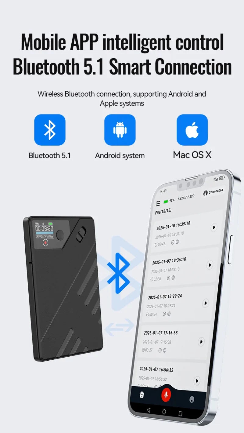 AI Voice Recorder ChatGPT APP Control Audio Mind Map Real Time
