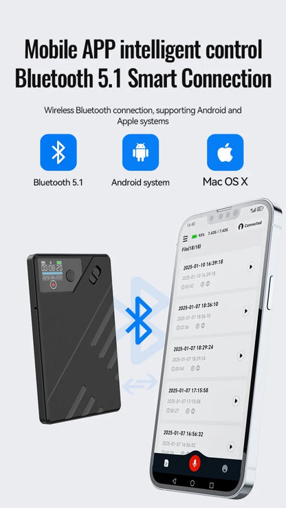 AI Voice Recorder ChatGPT APP Control Audio Mind Map Real Time