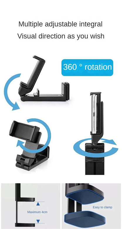 STTKGZD Airplane Phone Holder Portable Foldable Desktop Bracket