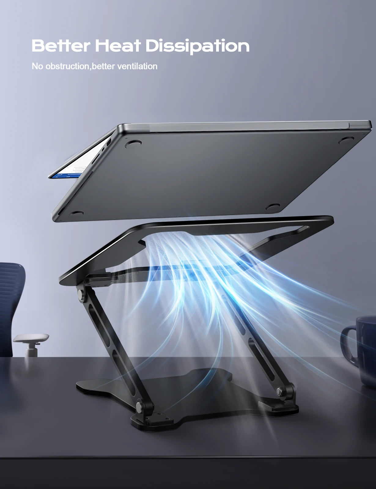 Phone Tablet Stand Adjustable Aluminum Alloy laptop Tablet