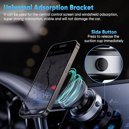 Car Mount Electric Vacuum Magnetic Holder 360° Adjustable