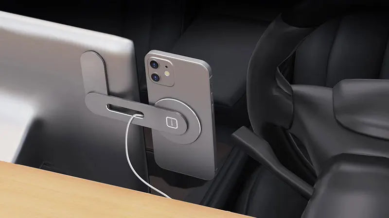 Invisible Foldaway Car Phone Mount Holder 15W Magnetic