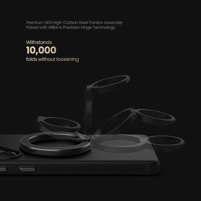 FiberSnap Magnetic Phone Ring Stand Aluminum 360° Rotation