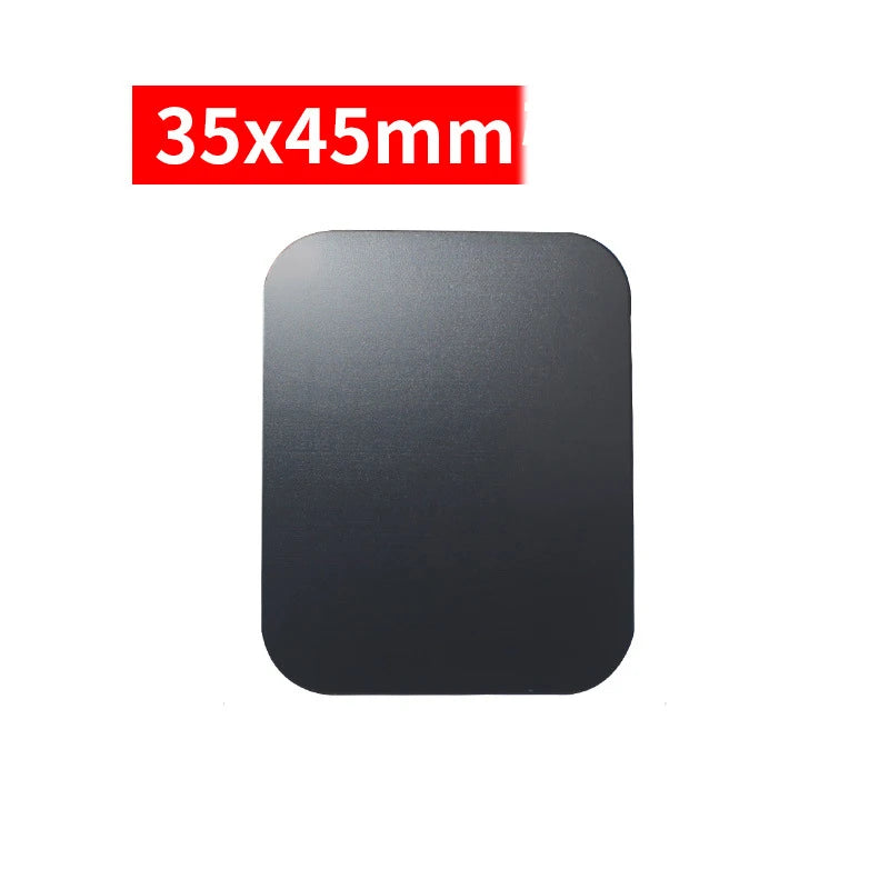 Matte black magnetic sheet adhesive metal plate for car