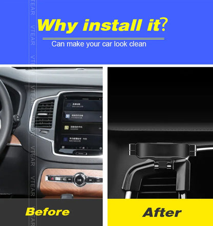 Vtear Inner Car Phone Holder Cover Handlebar Support Mount
