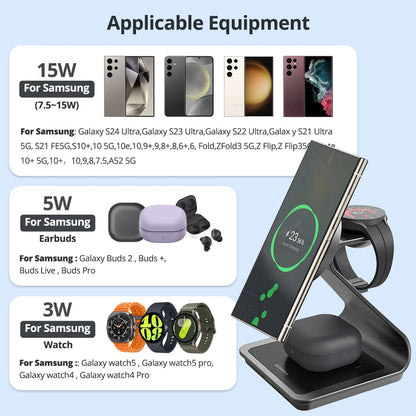 Bonola Magnetic 3 in 1 Wireless Charger Station