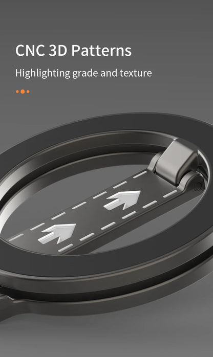 Double-Sided Magnetic Phone Ring Holder for MagSafe Kickstand