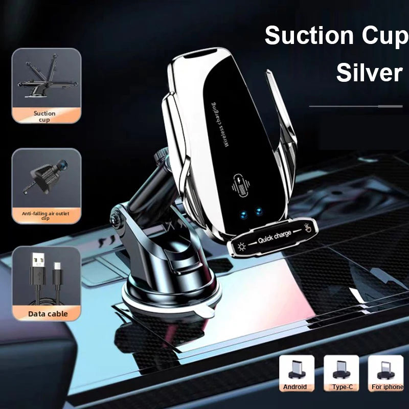 Wireless Charger For Car Mobile Cell Phone Holder Support