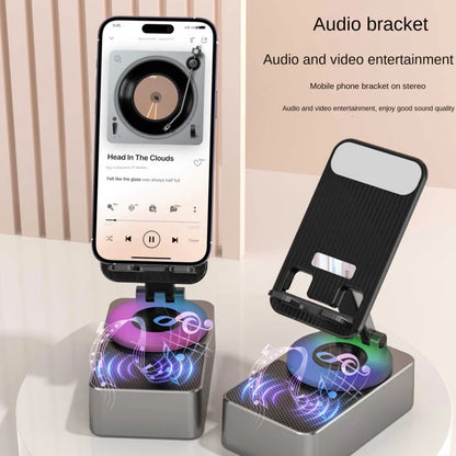 3 In 1 Mobile Phone Bracket Bluetooth Speaker Power Bank