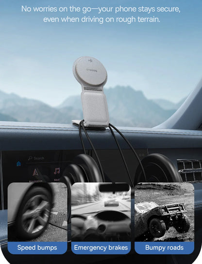 Baseus Car Phone Holder for iPhone 12-16 Wireless Charger