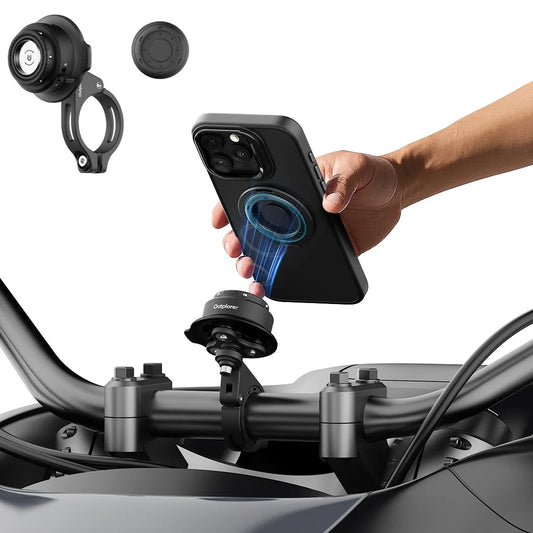 Magnetic Motorcycle Phone Mount Holder with Vibration