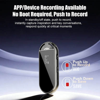 Upgraded AI Voice Recorder, 72 Languages, 99.91% Accuracy
