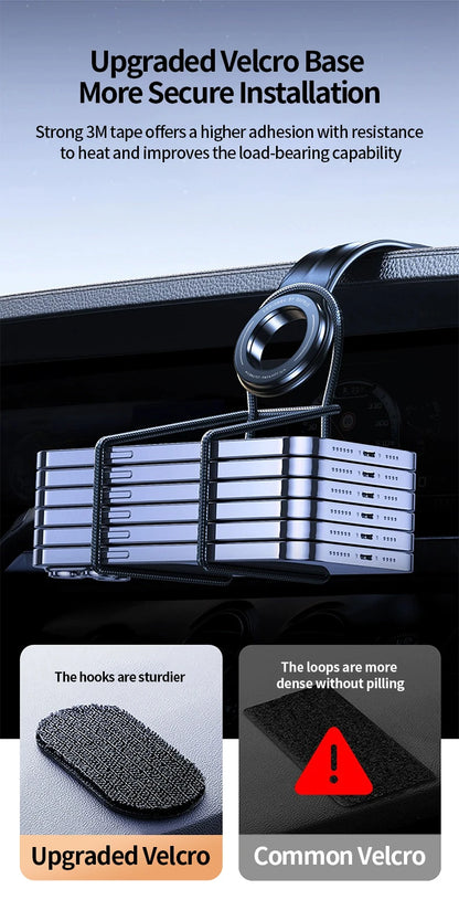 Magnetic Car Phone Holder Foldable Car Cell Phone Support Mount