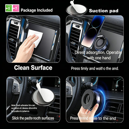 Upgraded Foldable Magnetic Car Phone Holder
