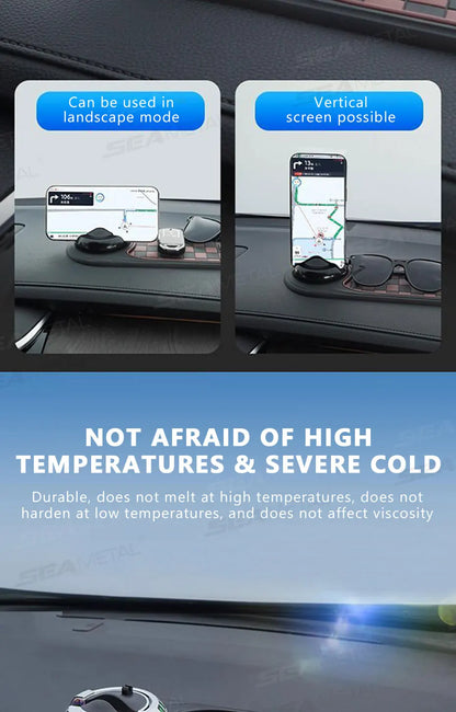 SEAMETAL Car Dashboard Phone Holder Hidden Plate