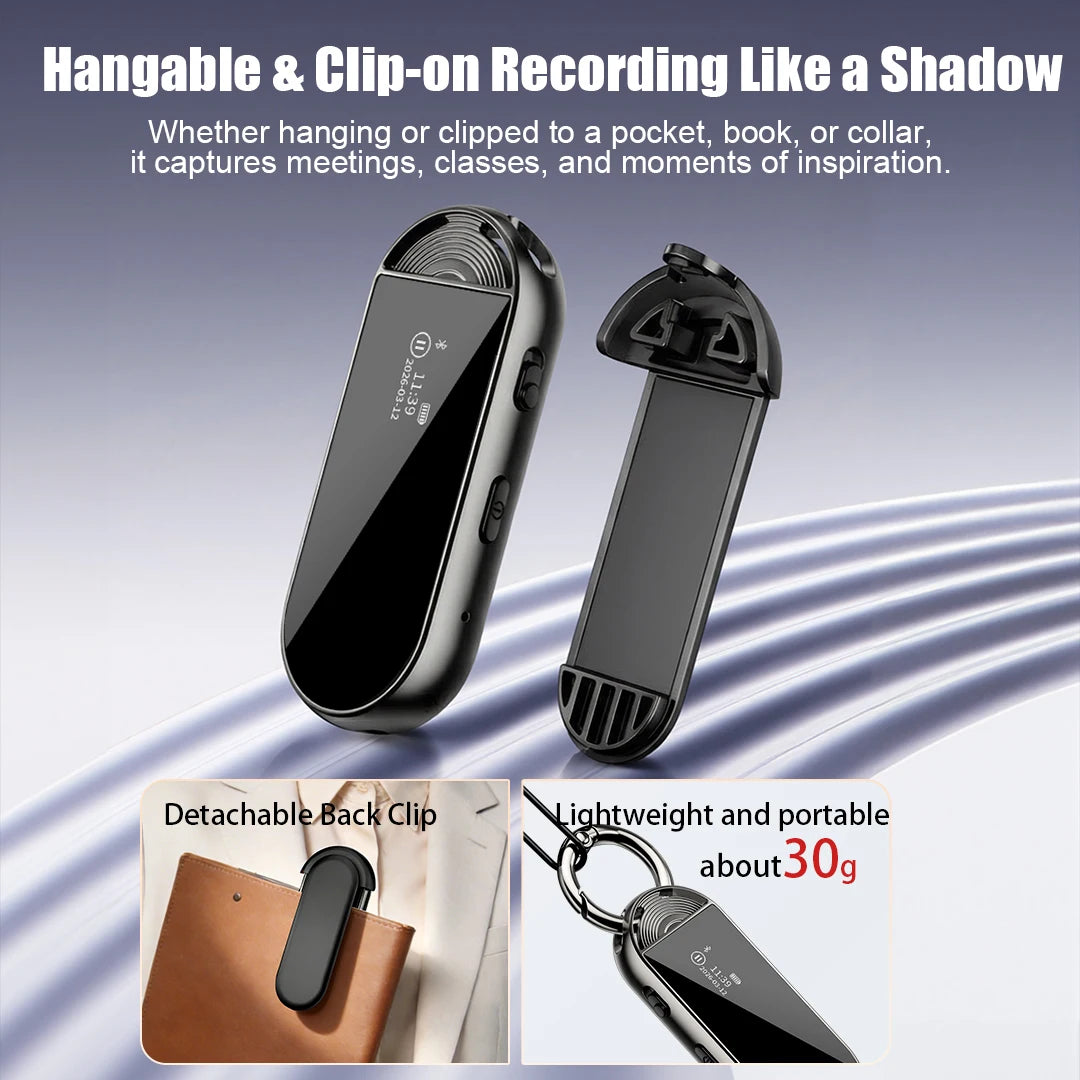 Upgraded AI Voice Recorder, 72 Languages, 99.91% Accuracy