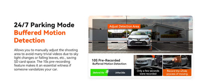 3 Channel Car DVR UHD 4K 3-Lens Inside Vehicle Dash Cam