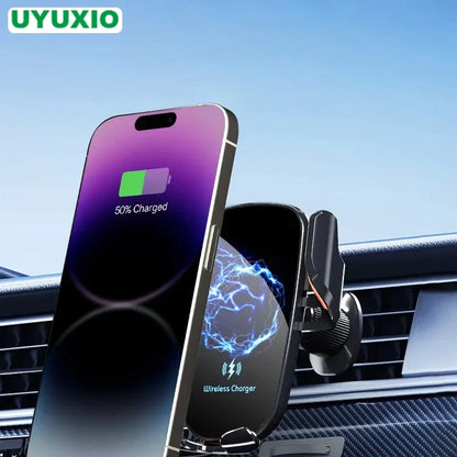 Wireless Car Charger Air Vent Fast Charging Phone Holder