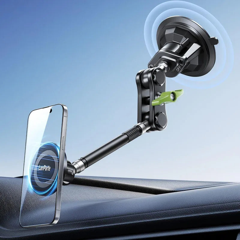 Lanparte Magnetic Car Phone Holder [Strong Suction&Strong Magnetic]