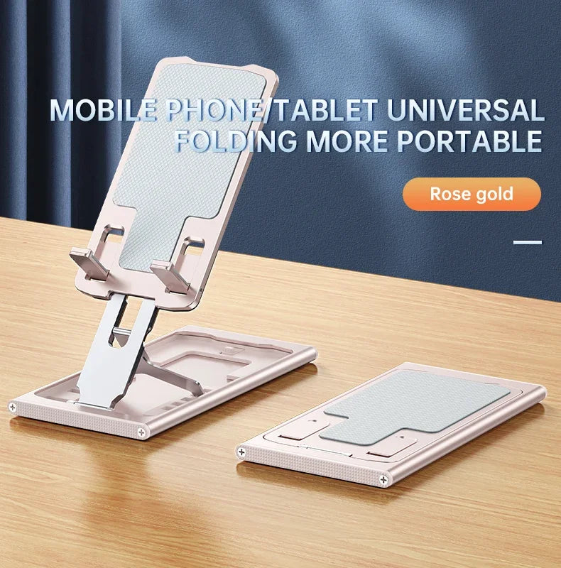 Folding Metal Phone Stand Solid Support Kickstand Phone Holder