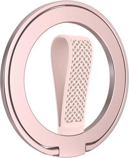 Magnetic Ring Phone Holder with Silicone Cord