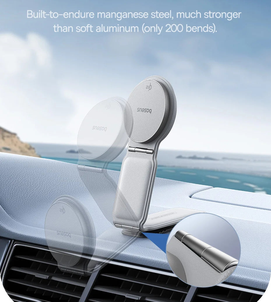 Baseus Car Phone Holder for iPhone 12-16 Wireless Charger