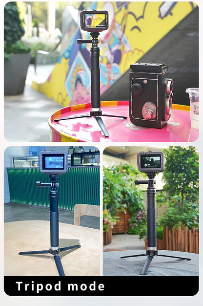 TELESIN For GoPro Selfie Stick Foldable Tripod Phone Holder