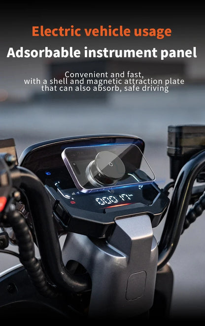 Universal Vacuum Car Magnetic Phone Holder Foldable Suction Cup