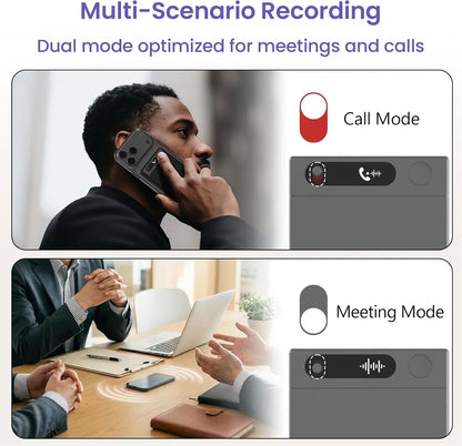 64GB AI Voice Recorder with Fast Transcription, Summaries